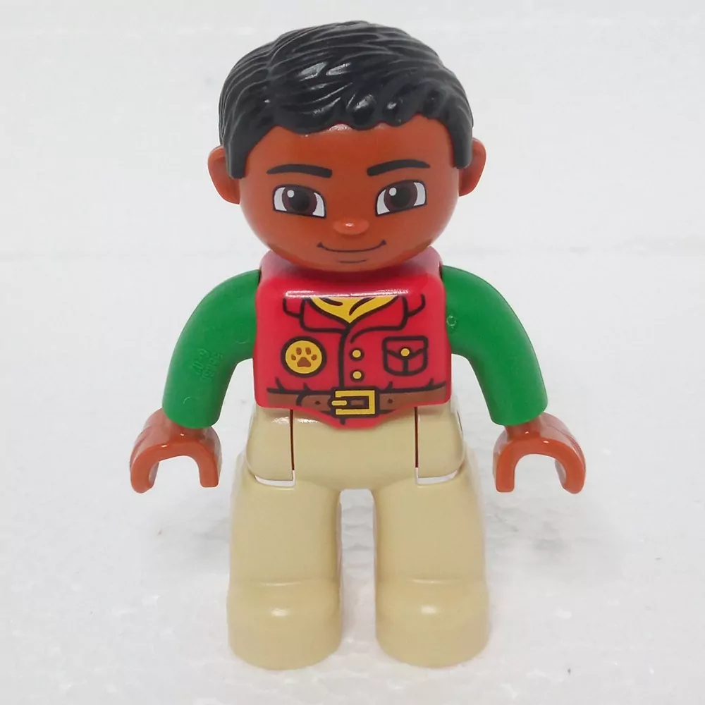Lego® Duplo® Panáček Muž ZOO Černé vlasy