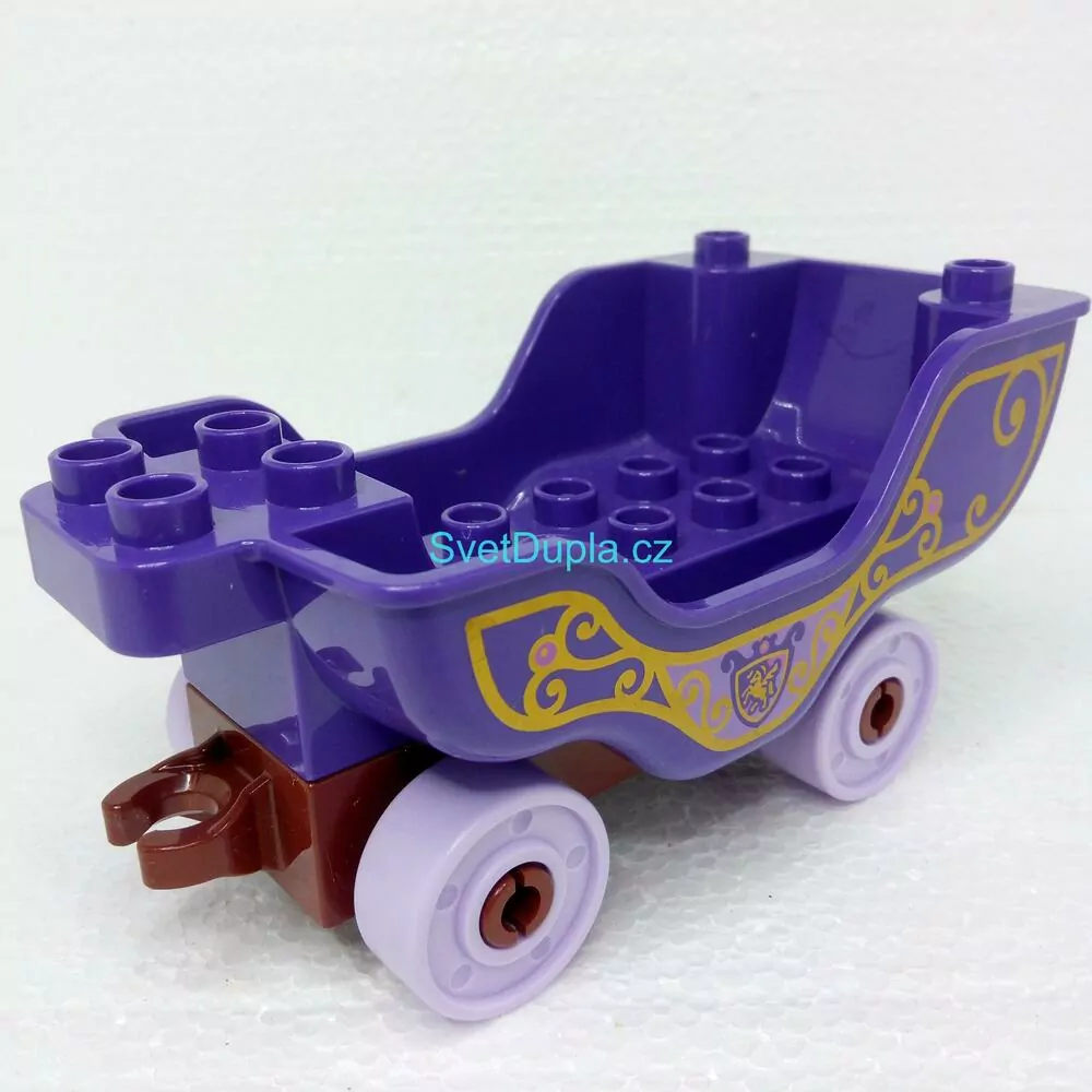Lego® Duplo® Podvozek kočáru bílý