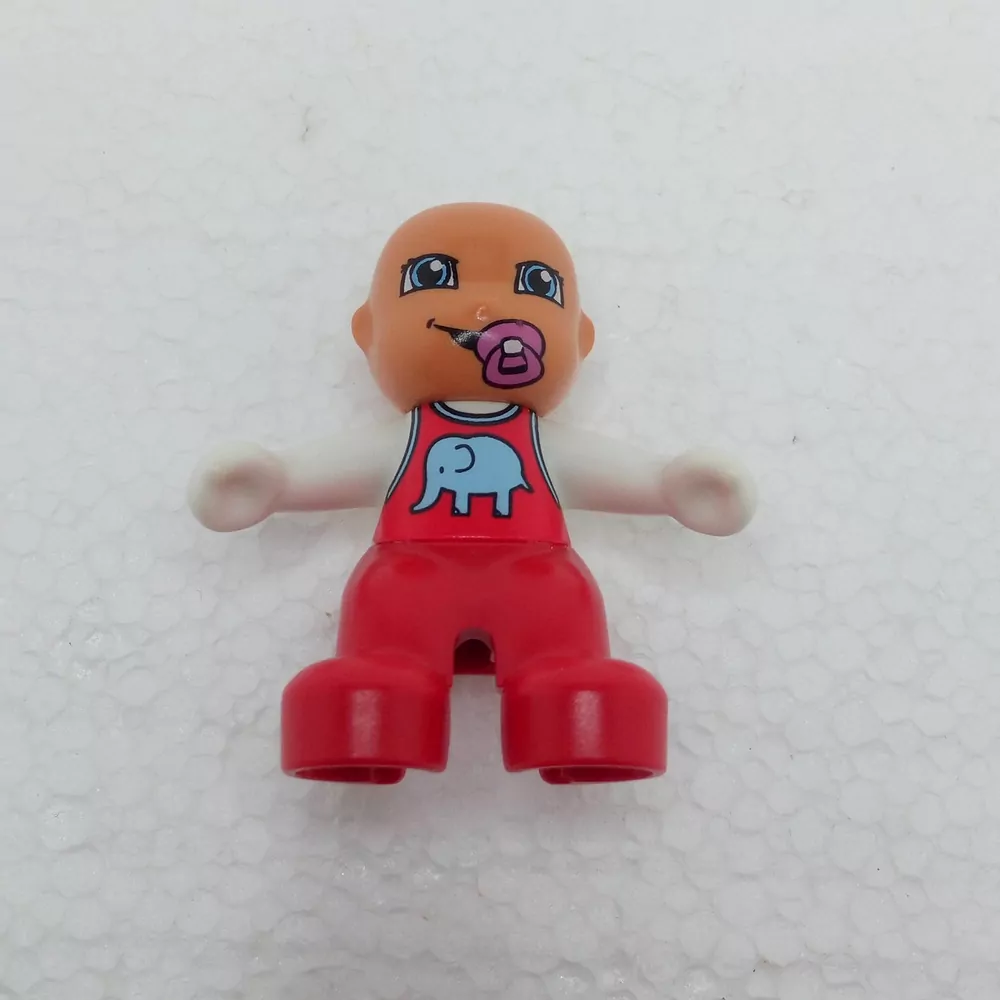 Lego® Duplo® Panáček Dítě Miminko červené body - VÝPRODEJ