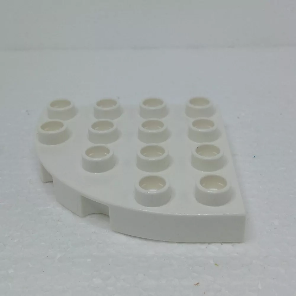 Lego® Duplo® Podložka 4x4 bílá oblá - VÝPRODEJ