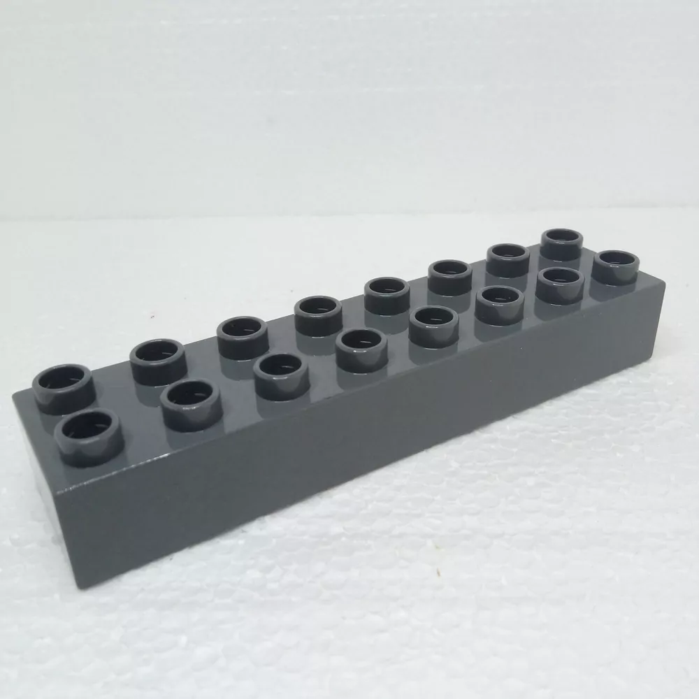 Lego® Duplo® Kostka 2x8 šedá - VÝPRODEJ
