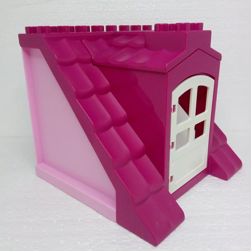 Lego® Duplo® Střecha s dveřmi růžová (růžová zadní stěna) - VÝPRODEJ