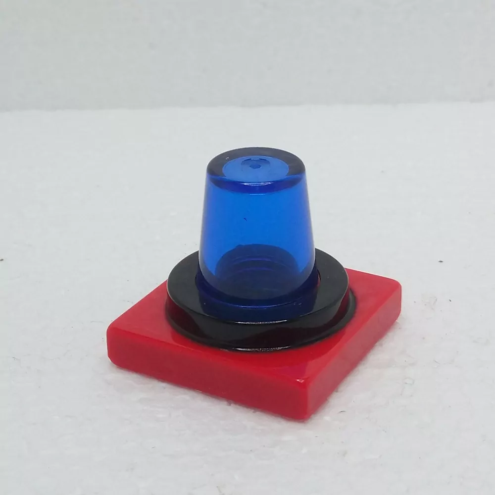 Lego® Duplo® Majáček modrý průhledný, červený podstavec