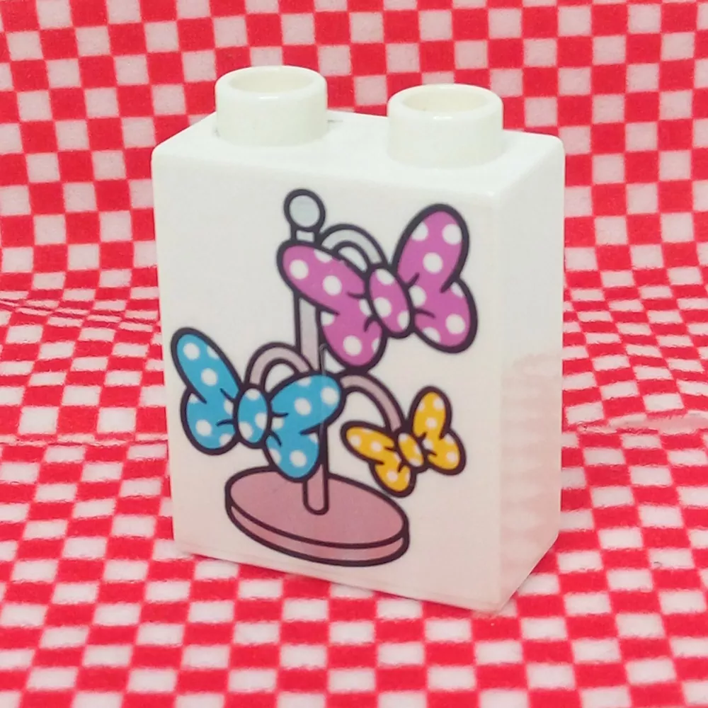 Lego® Duplo® Kostka 1x2x2 potisk motýlci