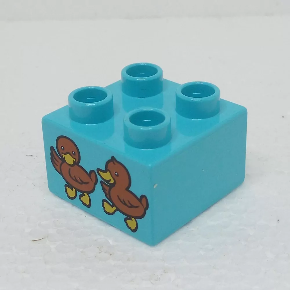 Lego® Duplo® Kostka 2x2 potisk kachničky