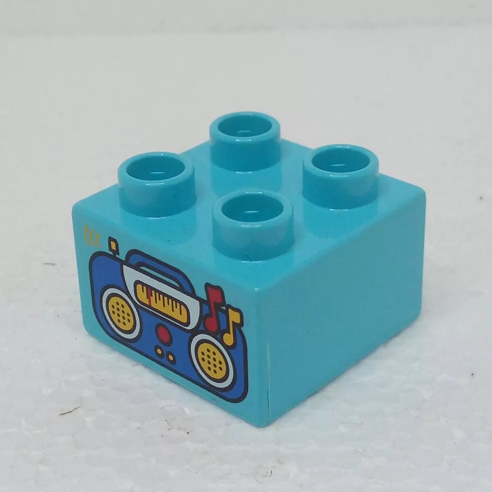 Lego® Duplo® Kostka 2x2 potisk rádio