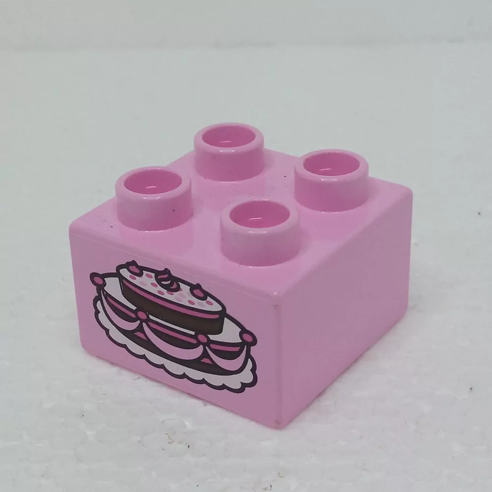 Lego® Duplo® Kostka 2x2 potisk dort