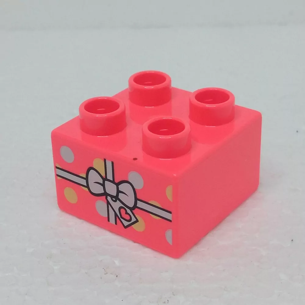 Lego® Duplo® Kostka 2x2 potisk dáreček