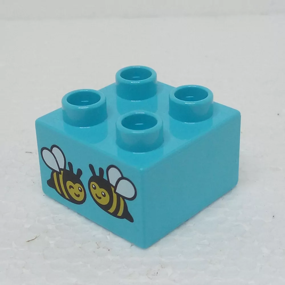 Lego® Duplo® Kostka 2x2 potisk včelky
