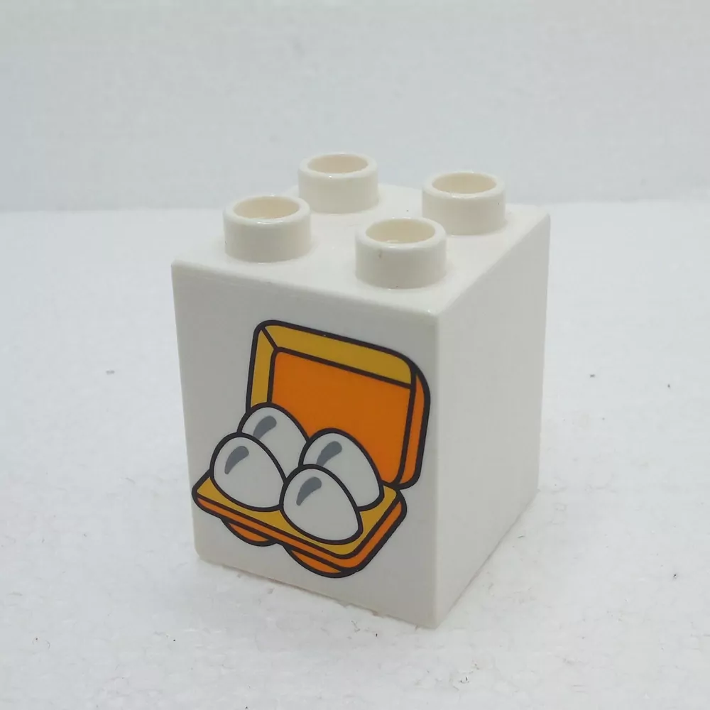 Lego® Duplo® Kostka 2x2x2 potisk vejce