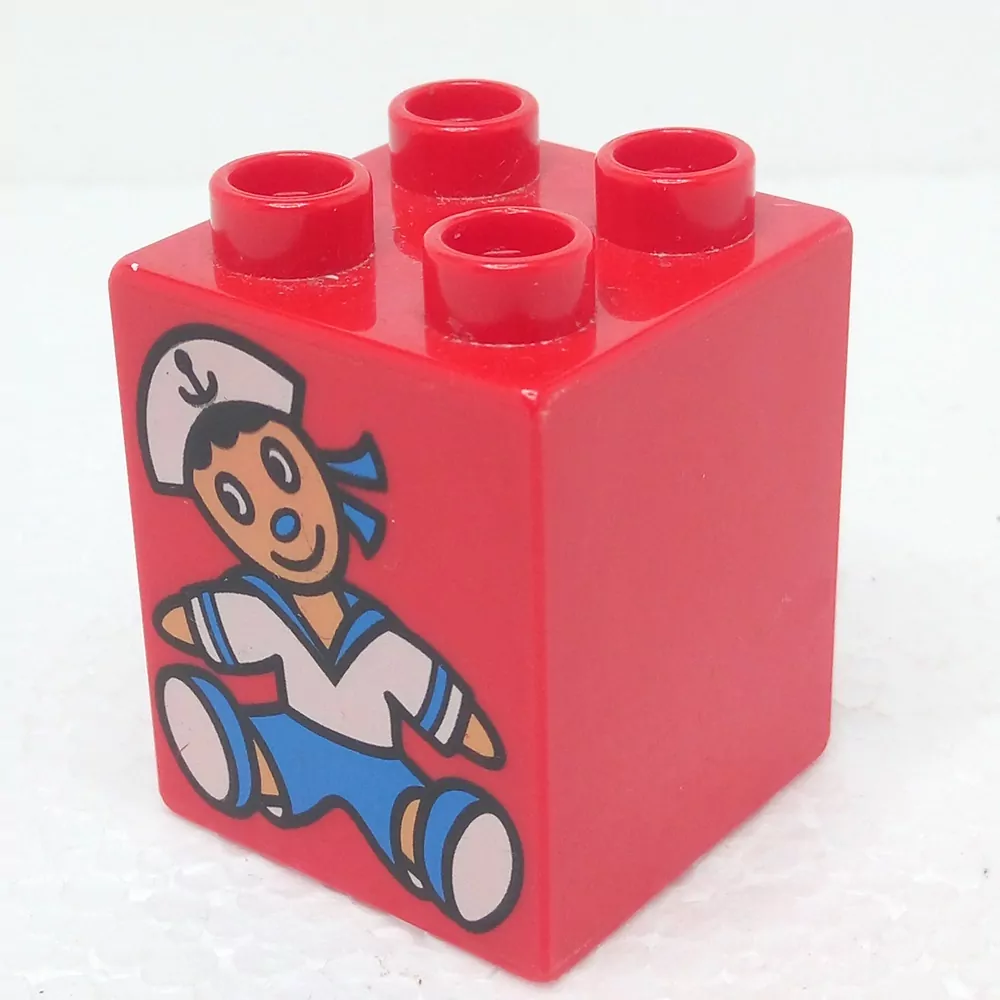 Lego® Duplo® Kostka 2x2x2 potisk panenka
