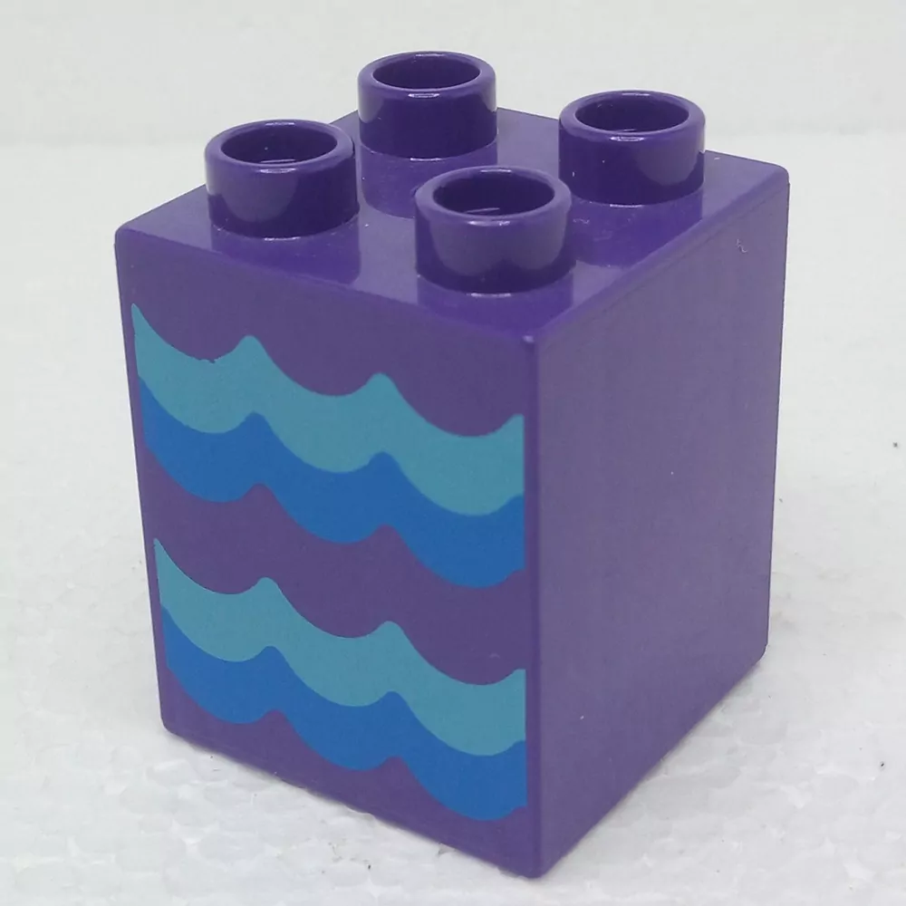 Lego® Duplo® Kostka 2x2x2 potisk vlny