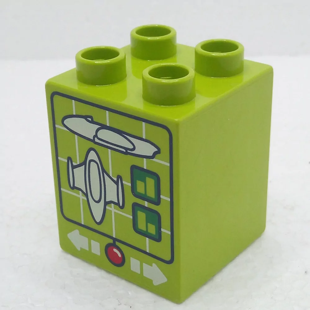Lego® Duplo® Kostka 2x2x2 potisk kosmická loď