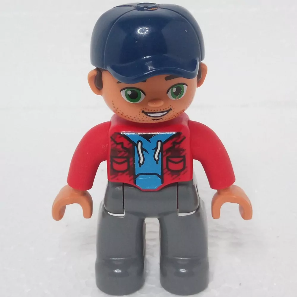 Lego® Duplo® Panáček Muž Modrá kšiltovka
