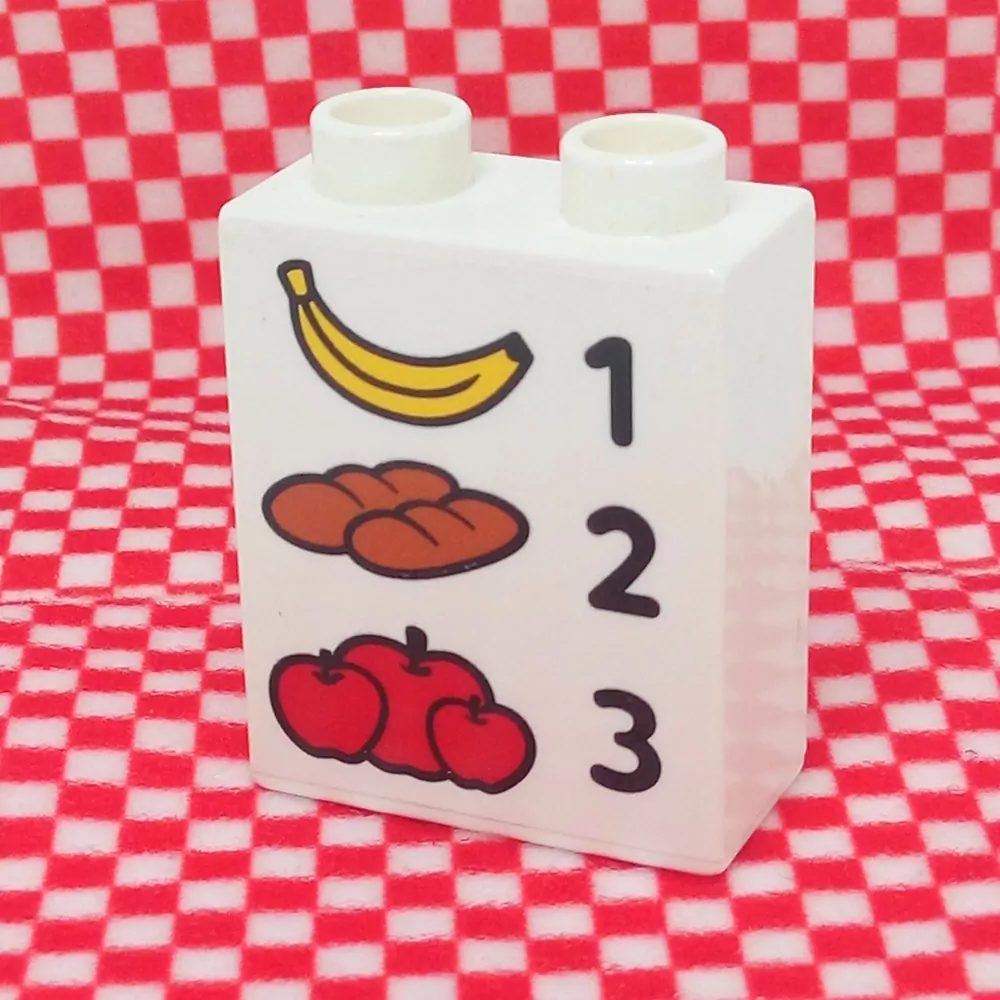 Lego® Duplo® Kostka 1x2x2 potisk ceník typ 2