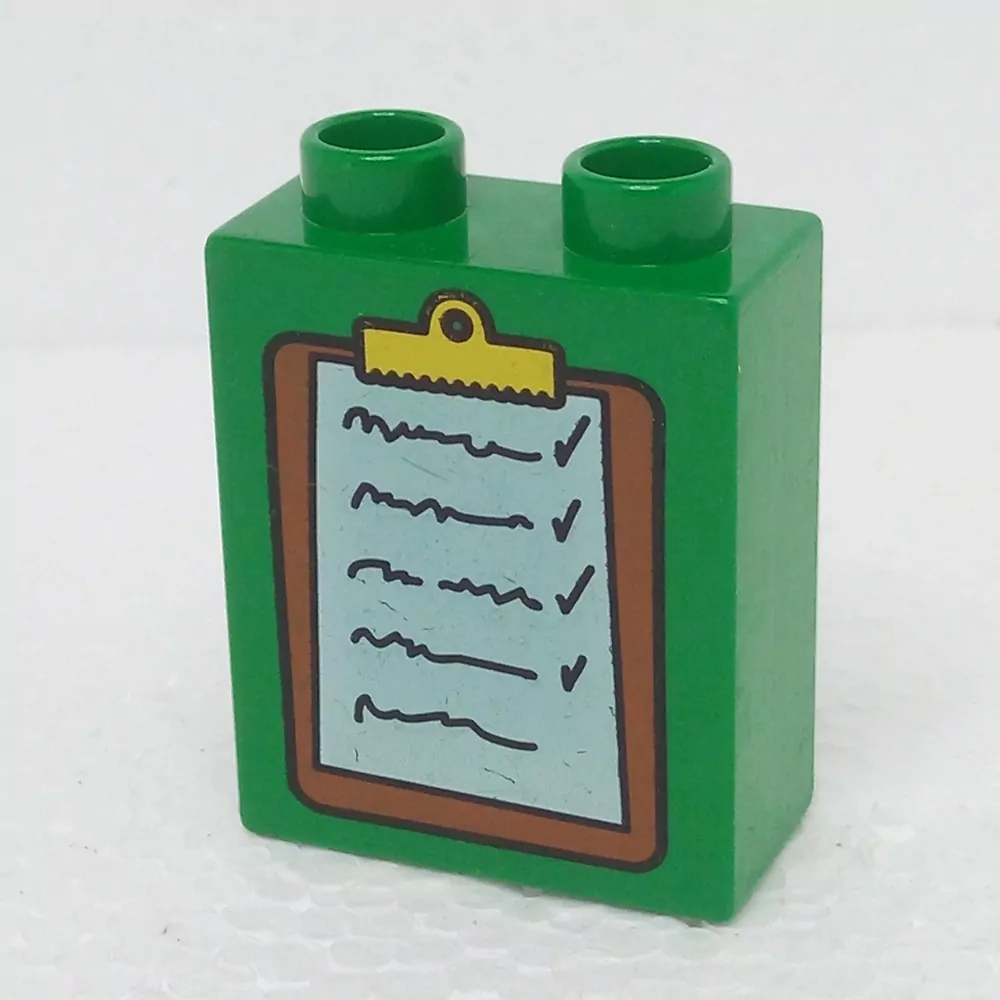 Lego® Duplo® Kostka 1x2x2 potisk zápisník