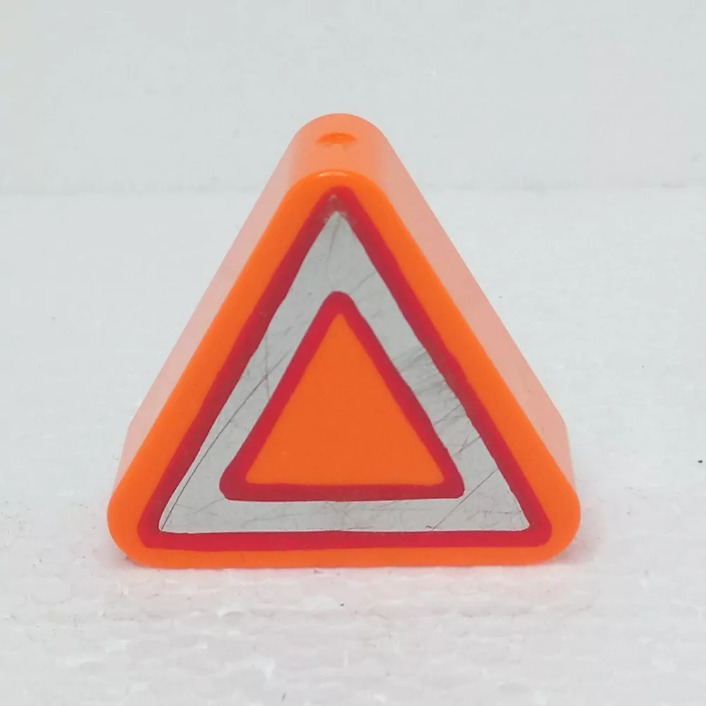 Lego® Duplo® Kostka potisk trojúhelník oranžový