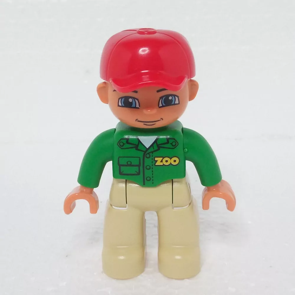 Lego® Duplo® Panáček Muž ZOO Červená kšiltovka