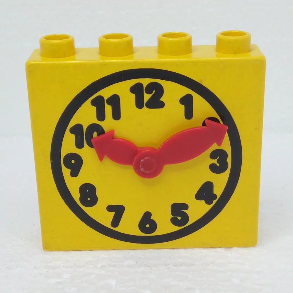 Lego® Duplo® Kostka potisk hodiny