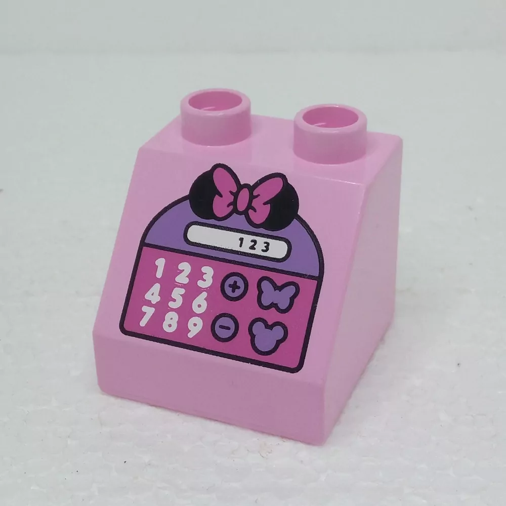Lego® Duplo® Kostka potisk pokladna růžová