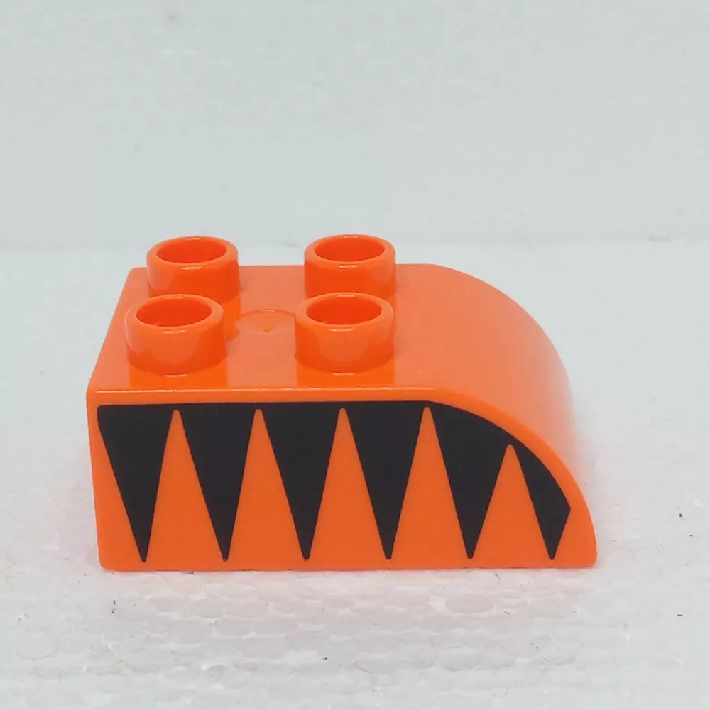 Lego® Duplo® Kostka potisk černé trojúhelníky