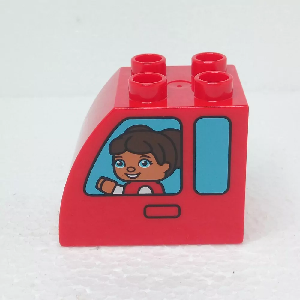 Lego® Duplo® Kostka potisk holka, kluk (oboustranná)