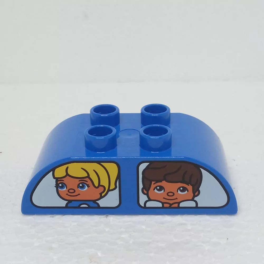 Lego® Duplo® Kostka potisk holka, kluk/pes (oboustranná)