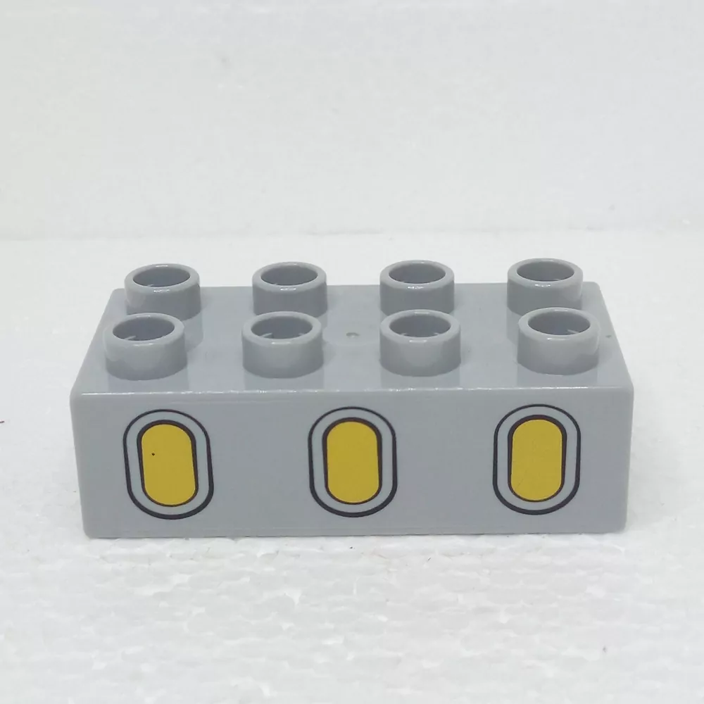 Lego® Duplo® Kostka potisk žlutá okna letadla