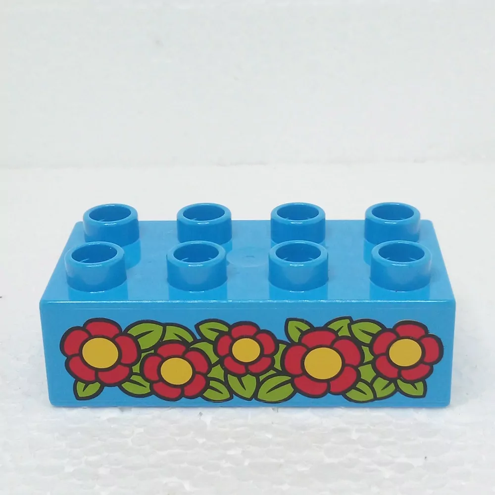 Lego® Duplo® Kostka potisk kytičky