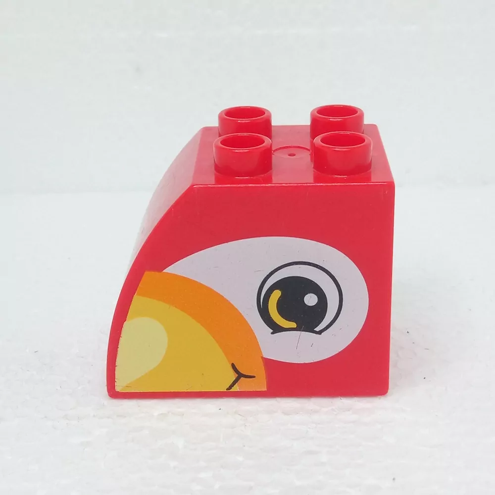 Lego® Duplo® Kostka potisk hlava papouška (oboustranná)