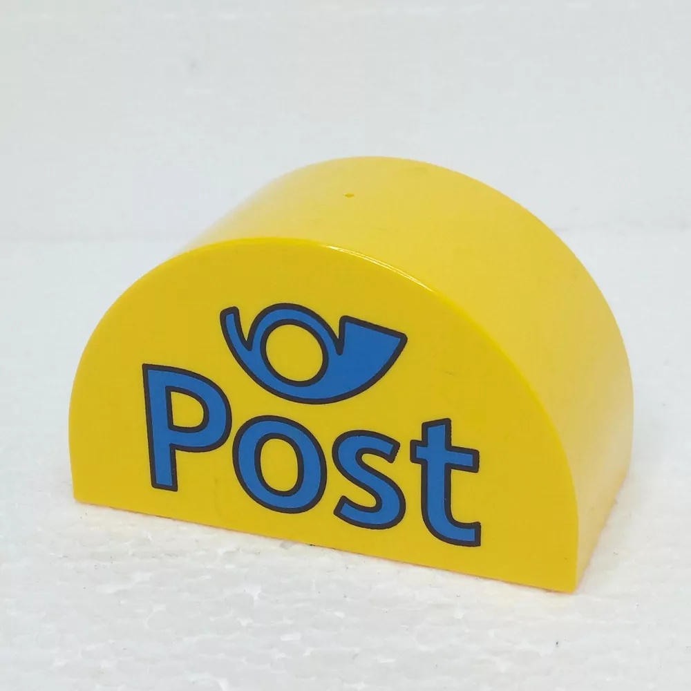 Lego® Duplo® Kostka potisk nápis "Post"