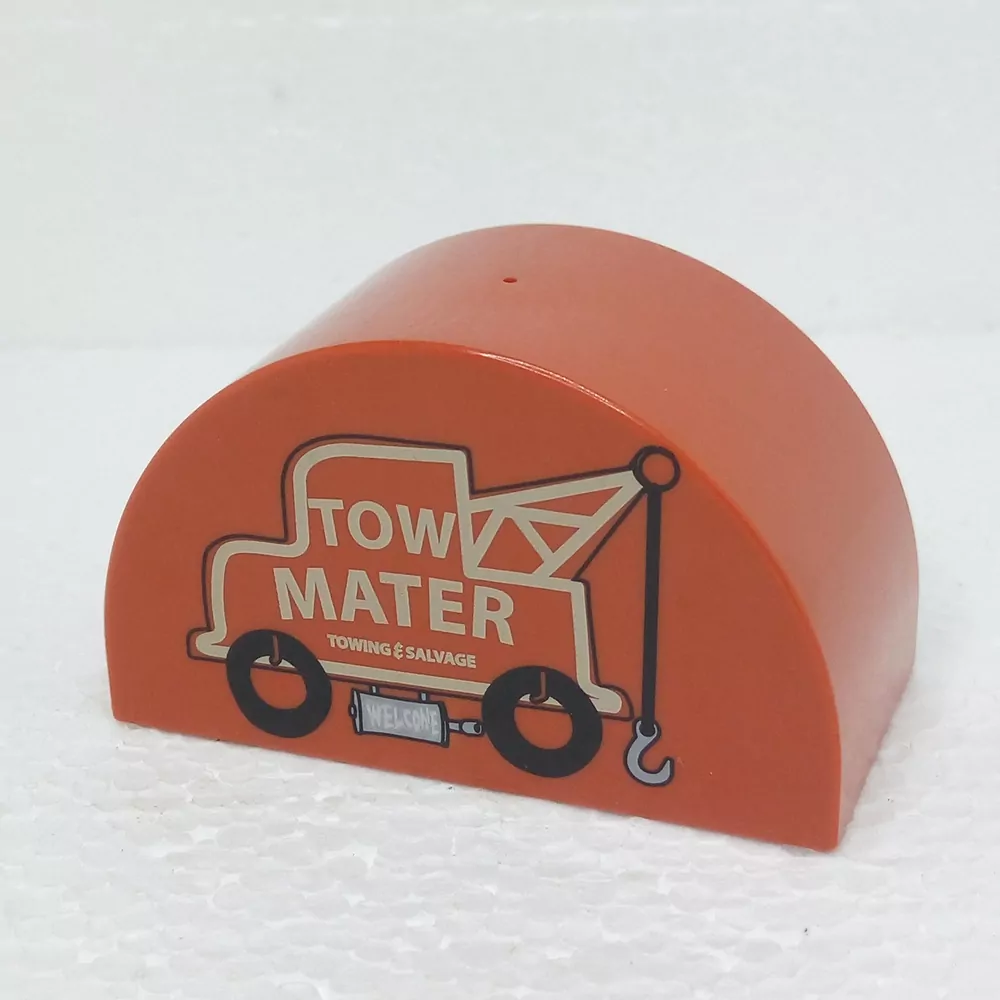 Lego® Duplo® Kostka potisk nápis "Tow Mater"