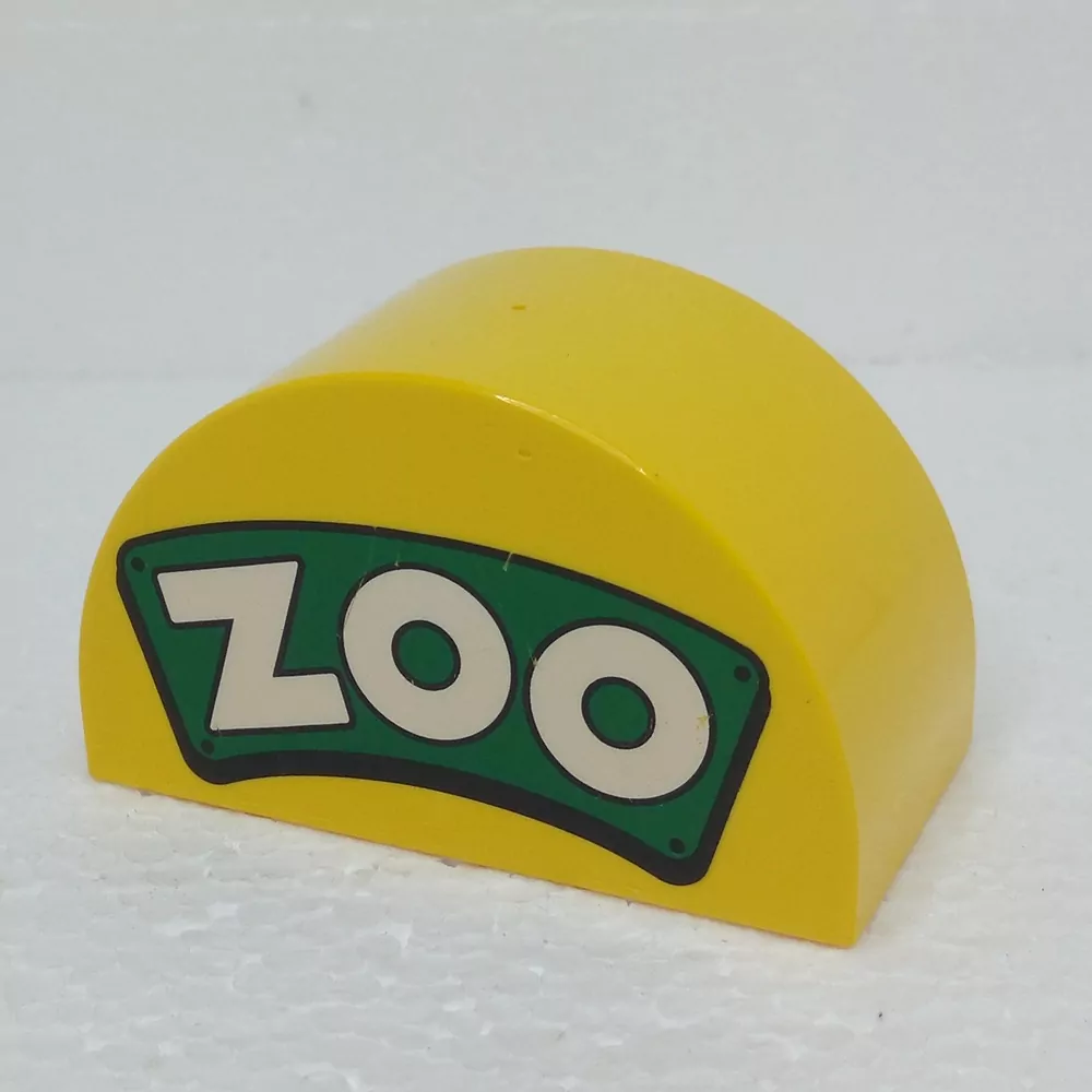 Lego® Duplo® Kostka potisk nápis "ZOO"