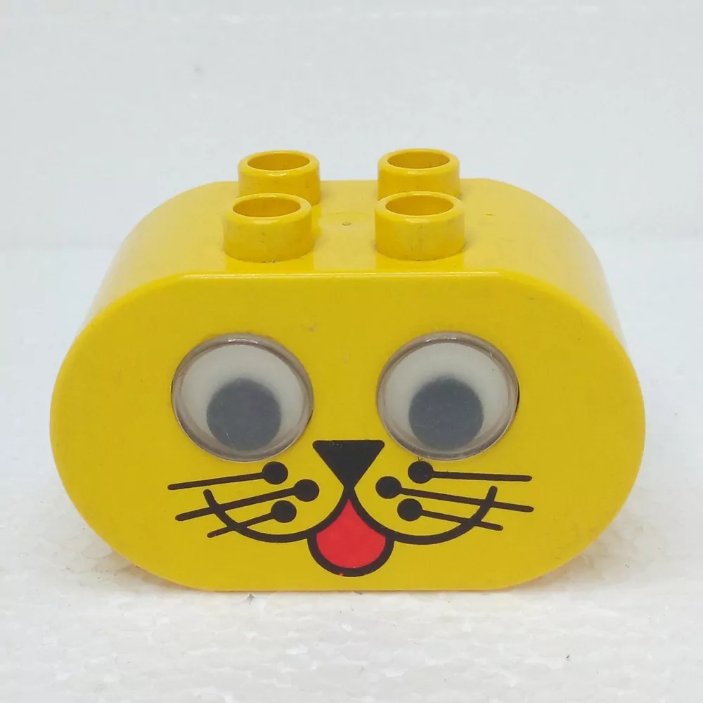 Lego® Duplo® Kostka potisk kočka, hýbající oči