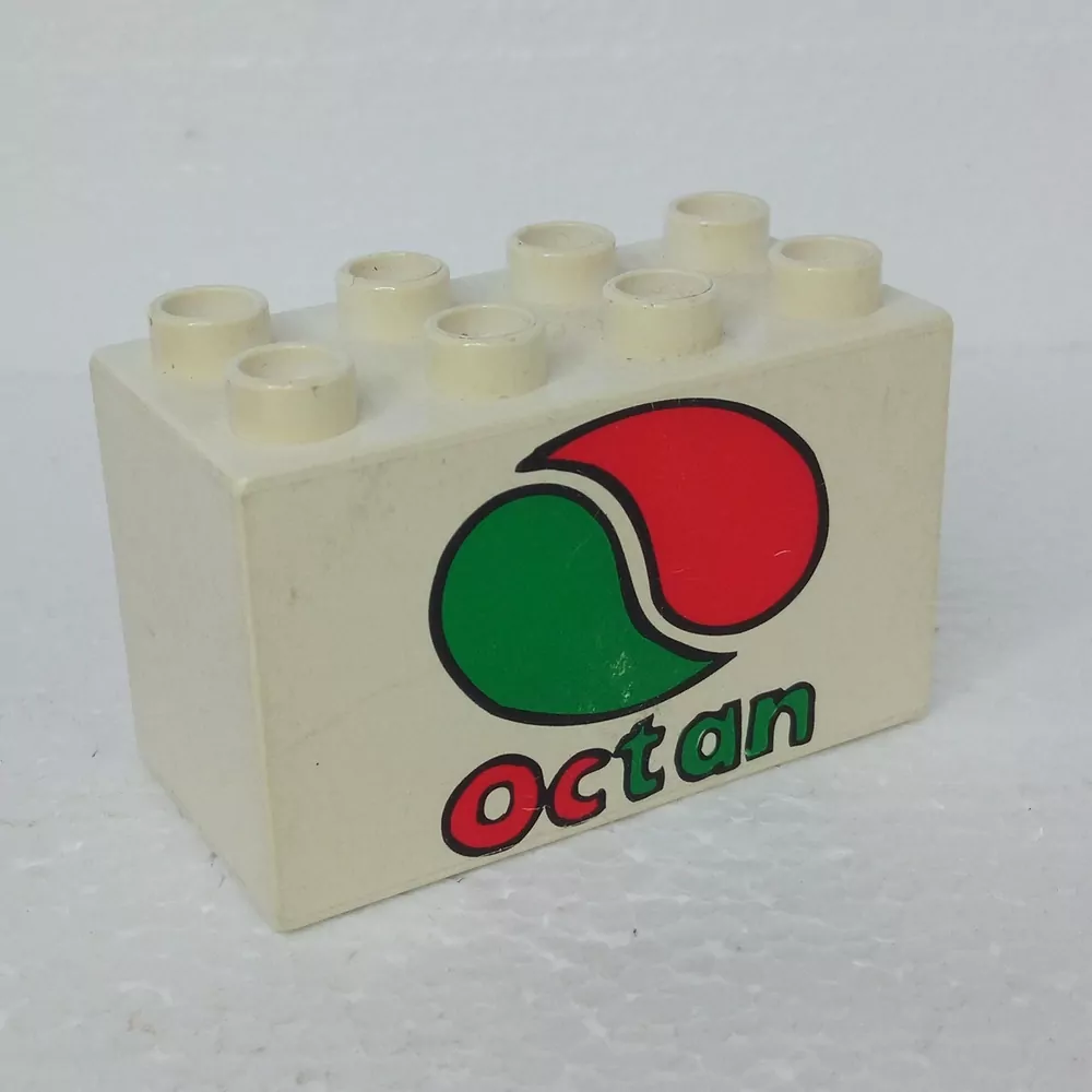 Lego® Duplo® Kostka potisk nápis "Octan"