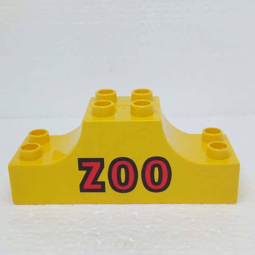 Lego® Duplo® Kostka 2x6x2 potisk nápis "ZOO"
