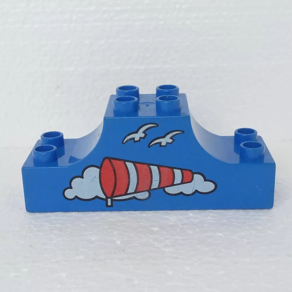 Lego® Duplo® Kostka 2x6x2 potisk větrný rukáv