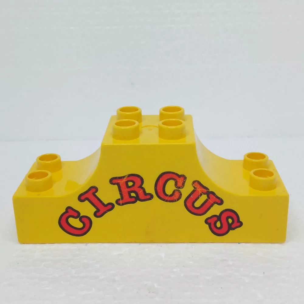 Lego® Duplo® Kostka 2x6x2 potisk nápis "Circus"
