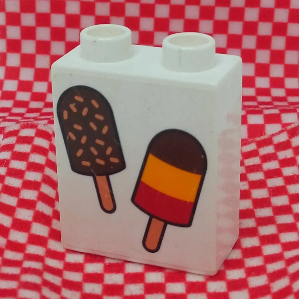 Lego® Duplo® Kostka 1x2x2 potisk nanuky