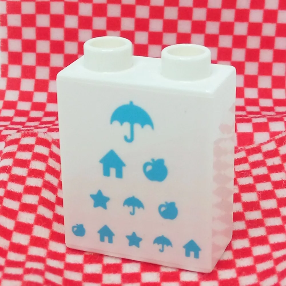 Lego® Duplo® Kostka 1x2x2 potisk oční tabule