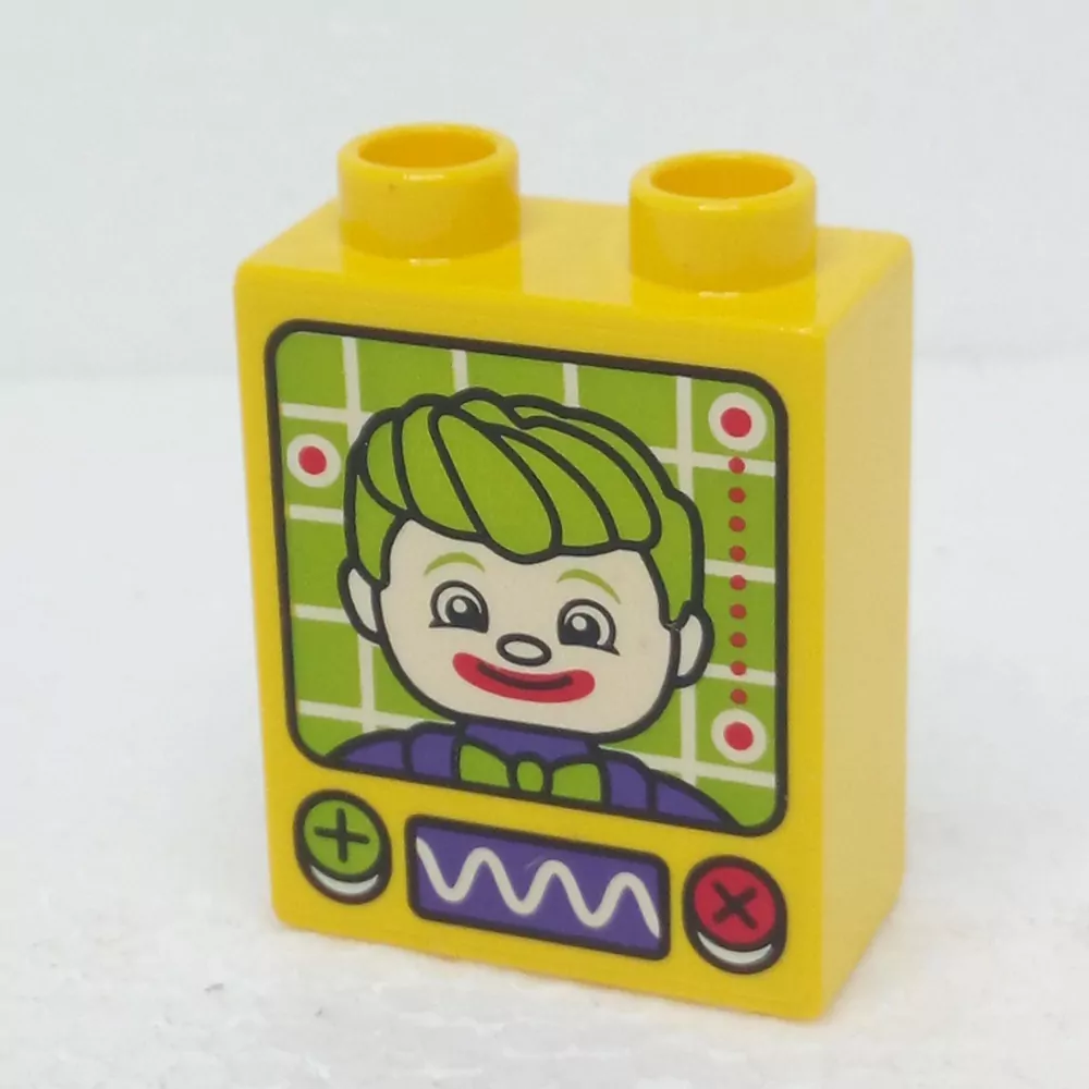 Lego® Duplo® Kostka 1x2x2 potisk Joker