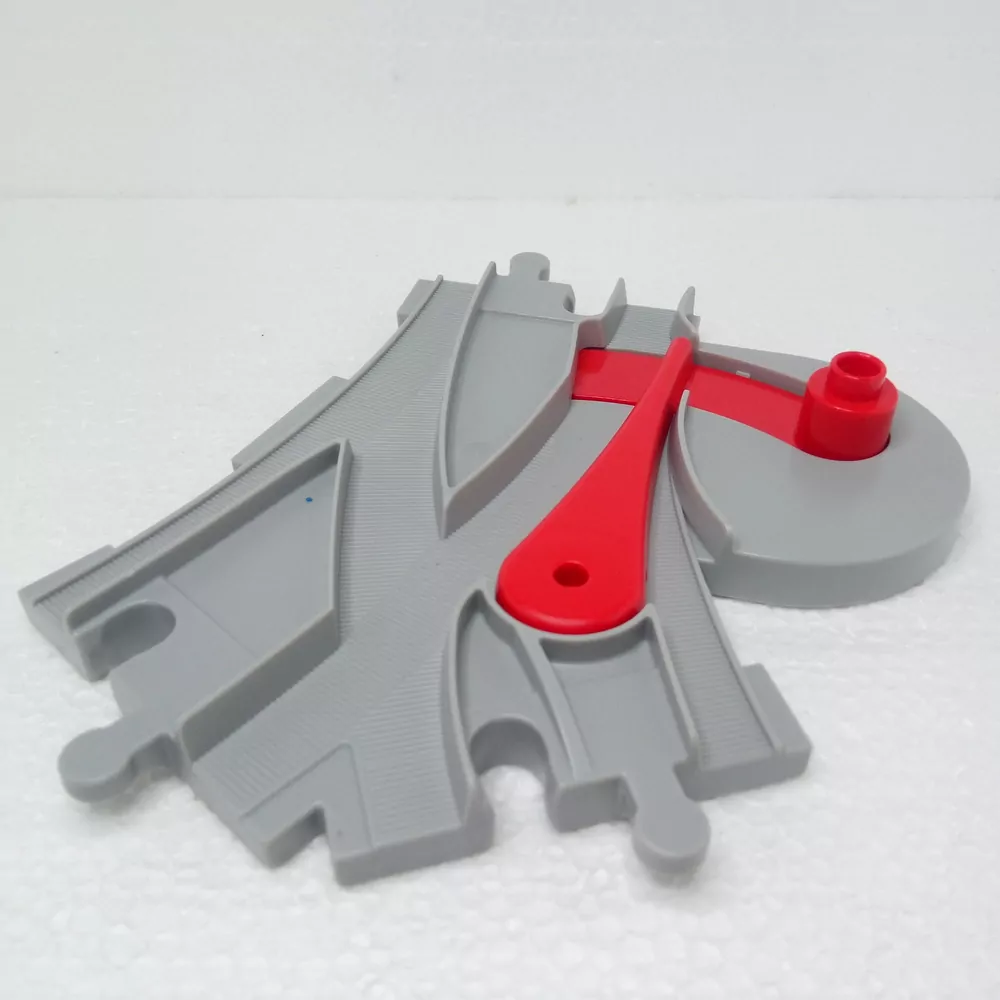 Lego® Duplo® Výhybka - světle šedá