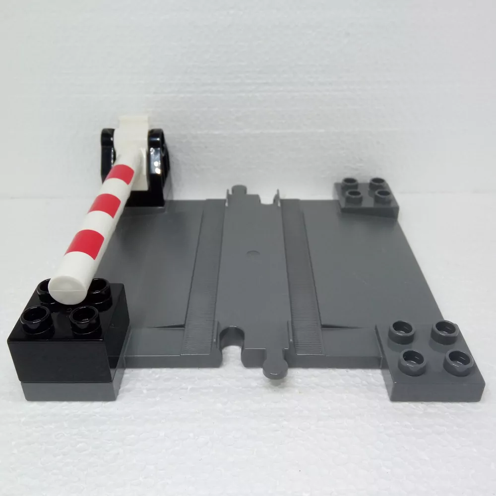 Lego® Duplo® Přejezd s 1 závorou šedý