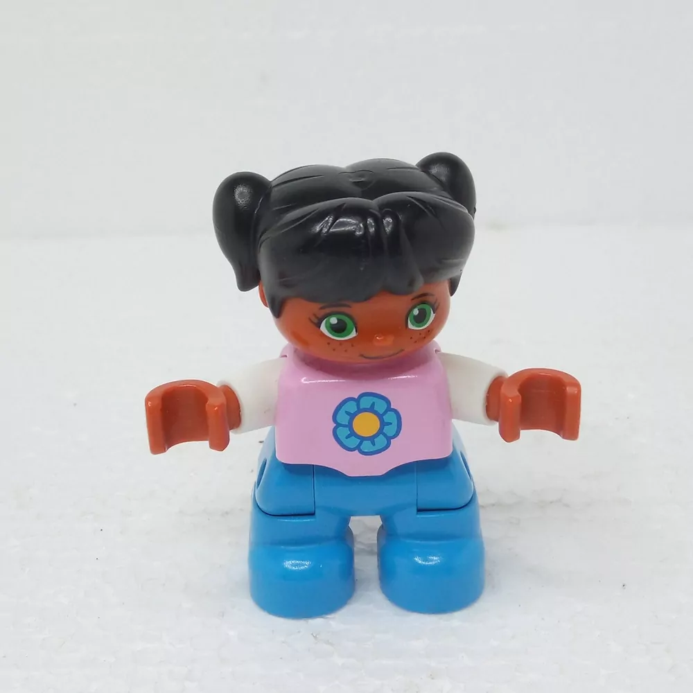 Lego® Duplo® Panáček Dítě Holčička černé vlasy