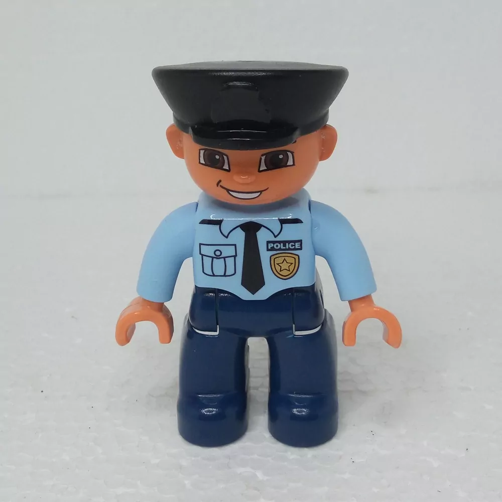 Lego® Duplo® Panáček Muž Policista černá čepice