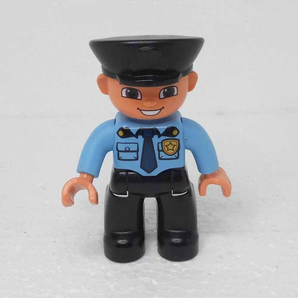 Lego® Duplo® Panáček Muž Policista černá čepice
