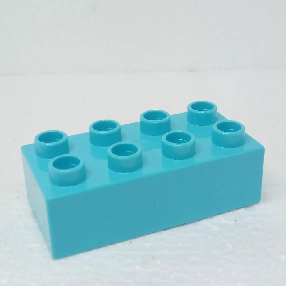 Lego® Duplo® Kostka 2x4 tyrkysová