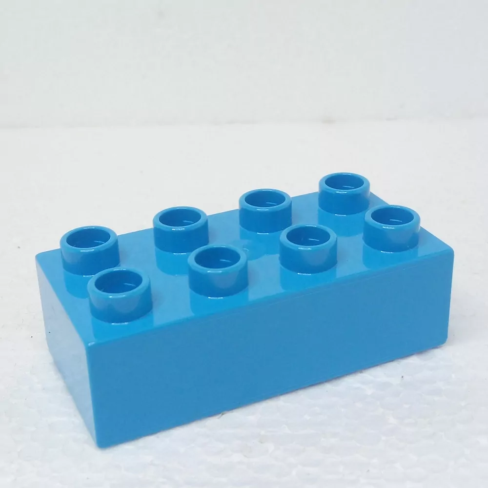 Lego® Duplo® Kostka 2x4 tmavě tyrkysová