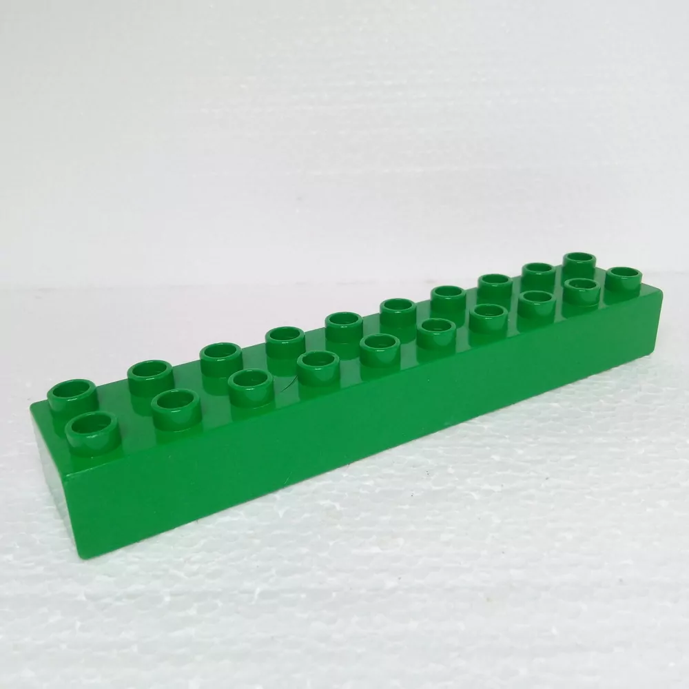 Lego® Duplo® Kostka 2x10 zelená
