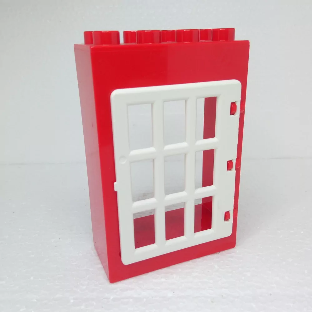 Lego® Duplo® Dveře červené + mříž
